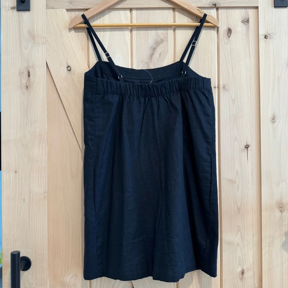 Abercrombie Linen-Blend Button Skort - Picture 6 of 10